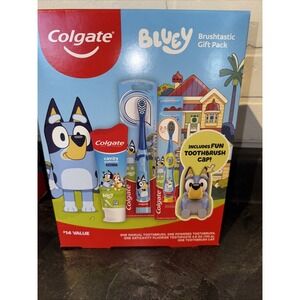 Colgate Kids Bluey Holiday Pack Brushtastic Gift Pack Teeth Care Set